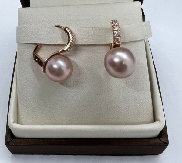 Orecchini con perle gold